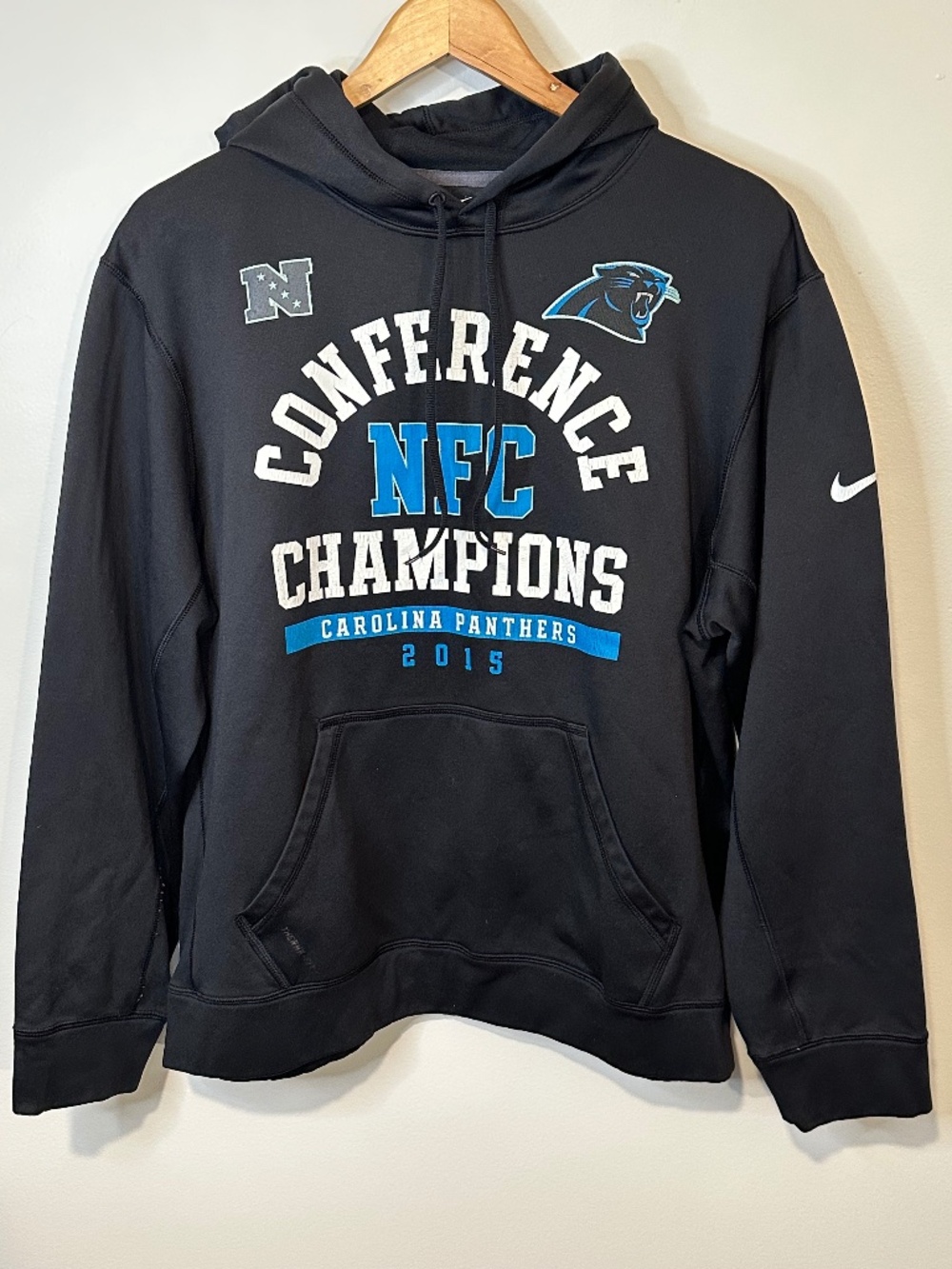 Nike Carolina Panthers Hoodie 2015 NFC Champions